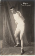 French Boxer Oger Middle Weight Boxing C1920s Vintage Real Photo Postcard - Boxsport