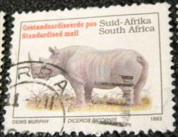 South Africa 1993 Rhinoceros Diceros Bicornis Standardised Mail - Used - Usati