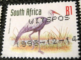 South Africa 1997 Bugeranus Carunculatus Crane Bird 1r - Used - Usati
