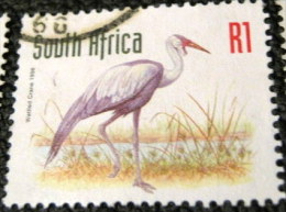 South Africa 1997 Bugeranus Carunculatus Crane Bird 1r - Used - Oblitérés