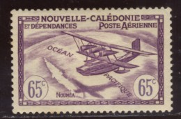 Nouvelle-Calédonie - Oblitéré - Charnière  Y&T 1933  Poste Aérienne N° 29  65c Lilas - Gebraucht