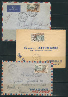 AOF 1953  N° Usages Courants S/Lettre (3 Lettres Diff.) - Cartas & Documentos