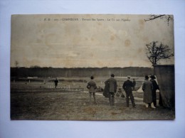 60 - COMPIEGNE - Carte Animée  - Terrain Des Sports - Le Tir Aux Pigeons - Tir (Armes)