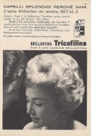 # BRILLANTINA TRICOFILINA, ITALY 1950s Advert Pubblicità Publicitè Reklame Hair Fixer Fixateur Cheveux Fijador Haar - Unclassified