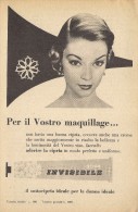 # CREMA INVISIBILE NIVEA 1950s Advert Pubblicità Publicitè Reklame Moisturizing Cream Creme Hydratante Protector - Zonder Classificatie