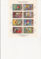 HONGRIE - POSTE AERIENNE N° 345 A 352 NEUF EN FEUILLET -CHAMPIONNAT D'EUROPE FOOT 1972 - Nuevos