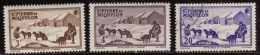 Saint Pierre Et Miquelon  - Oblitéré - Charnière  Y&T 1938  N° 168 - 169 - 173 Attelage 2c - 4c - 20c - Usati