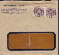 Poland MASCHINENFABRIK A. VENTZKI, GRAUDENZ 1923 Cover Brief KØBENHAVN B. Denmark 2x Adler Eagle Stamps (2 Scans) - Brieven En Documenten