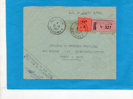 MARCOPHILIE-lettre-DAHOMEY-cad BOHICON 1957- REC -OFF -pour Receveur Pal P &T Porto Novo - Cartas & Documentos