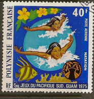 FRENCH POLYNESIA 1975 40f SP Games SG 202 U #OG164 - Oblitérés