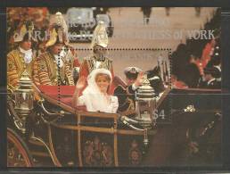 British Virgin Islands 1986 Andrew Royal Wedding Miniature Sheet MNH - Britse Maagdeneilanden