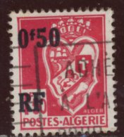 Algérie - Oblitéré - Charnière  Y&T 1944 N° 247 Armoiries D'Alger Surchargé 50c Sur 1f50 Rouge - Used Stamps