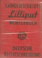 LANGENSCHEIDTS LILLIPUT NO.27, WORTERBUCH DEUTSCHE RECHTSCHREIBUNG, GERMAN SPELLING - Wörterbücher 