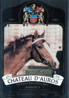 Sports - Cheveaux - Chateau D´Auros 1987 - Chevaux