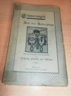 Zeit Des Übergangs , Bern 1898 , Familienpapiere Von W.F. Von Mülinen , 158 Seiten !!! - Zeldzaamheden