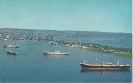 CPA-1960-USA-MINNESOTA-LAC SUPERIEUR-DULUTH-VUE AERIENNE-LAC-CARGOS -TBE- - Duluth