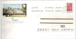 Lettre  PAP  De   "  Le Mesnil   "  ( 93 )  Du  12 - 03 - 2009   Sur  Facsimilé  N° 3734b - Prêts-à-poster: Repiquages /Lamouche