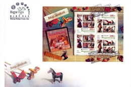 HUNGARY-2015.FDC Minisheet - Europa - Old Toys / Dolls / Wooden Toys   MNH!!! - Bambole