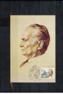 Jugoslawien / Yugoslavia / Yougoslavie 1986 President Tito Maximumcard - 25 Years Of Non Aligned Movement - Covers & Documents