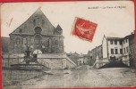 38 SAINT CHEF - L'Eglise, La Place Et La Mairie - écrite En 1907 - R/V - Saint-Chef