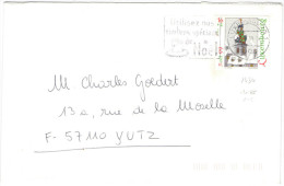 LUSSEMBURGO - LUXEMBOURG - 1999 - Noël 99 - Flamme Utilisez Nos Timbres Spéciaux De Noël - Viaggiata Da Luxembourg Pe... - Lettres & Documents