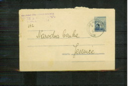 Jugoslawien / Yugoslavia / Yougoslavie  Postal Stationery Letter 2 - Lettres & Documents