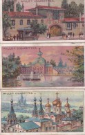 CHROMO-CIGARETTES-WILLS-GEMS OF RUSSIAN ARCHITECTURE-LOT OF 3 PIECES-LOOK AT 2 SCANS-LITTLE PRICE ! ! ! - Wills