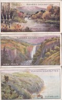 CHROMO-CIGARETTES-JOHN PLAYER&SONS-GEMS OF BRITISH SCENERY-LOT OF 3 PIECES-LOOK AT 2 SCANS-LITTLE PRICE ! ! ! - Player's