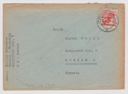 Berlin 1949-07-16 Brief Mit Mi. # 28 EF Nach Zürich - Briefe U. Dokumente