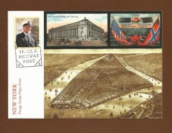 Norwegen  1998 , Postage Stamp Mega Event New York  - Maximum Card  (18x12,5 Cm - Porto  1,50€ ) - 19.-22.3.1998 - Maximum Cards & Covers