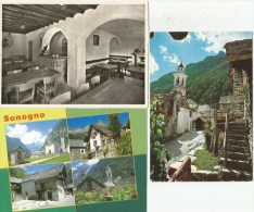 SONOGNO TI Val Verzasca GROTTO EFRA 7 Cartoline - Verzasca