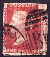 Great Britain GB - Queen Victoria - 1 One Penny Red - On Piece / Fragment - Ohne Zuordnung