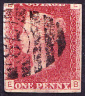 Great Britain GB - Queen Victoria - 1 One Penny Red - On Piece / Fragment - Gebraucht