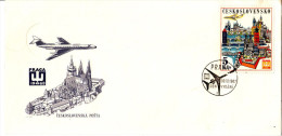 Tschechoslowakei 1967 MiNr. 1738/1744 FDC (4)  PRAGA´68: Hauptstädte - Covers & Documents