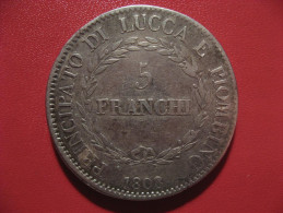 Italie - Lucca E Piombino - 5 Franchi 1808 Sur 7 0604 - Lucca