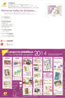 Montimbramoi 2014  Programme 2012 Et Calendrier Des émissions Philatélique Du 2éme Semestre  - Mon Timbre à Moi - Sonstige & Ohne Zuordnung