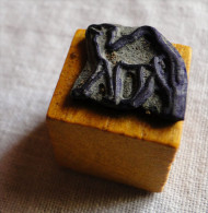 Animal, Dromadaire - Tampon à Imprimer, Petit Cube Bois - French Antique Rubber Stamp, Dromedary, Camel - Scrapbooking