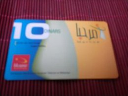 Prepaidcard Tunesia 10 Dinars Used - Tunisie