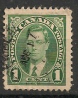 Timbres - Amérique - Canada - 1937 - 1 Cent - - Autres & Non Classés