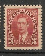 Timbres - Amérique - Canada - 1937 - 3 Cents - - Autres & Non Classés