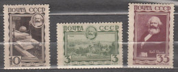 Russia USSR 1932 Mi# 424-426 Marx MNH OG * * - Neufs
