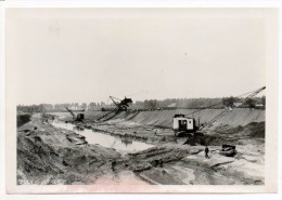 31604  -  Canal Albert - Chantiers  à  Quaedmechelen  Phooto  15  X  10  -   1937 - Ham