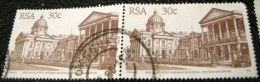 South Africa 1982 Old Legislative Assembly Building Pietermartizburg 30c X2 - Used - Gebraucht