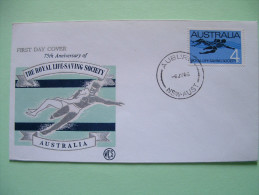 Australia 1966 FDC Cover - Rescue - Swimming - Life Saving Society - Covers & Documents