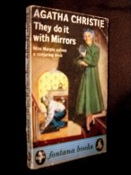 "THEY DO IT WITH MIRRORS" Agatha CHRISTIE 2th Edition FONTANA Books 1955 ! - Detective