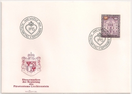 1989 LIECHTENSTEIN. 1 FDC. 1 ENVELOPPE. - Briefe U. Dokumente