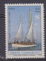 Turkey 1968 Sailing Ship 1v ** Mnh (24290) - Unused Stamps