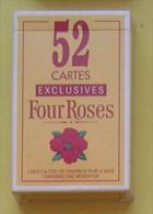 FOUR ROSES - BOURBON AMERICAIN - JEU DE 54 CARTES + 2 JOKERS - 3 SCANS - 54 Cards