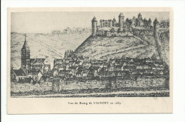 VIGNORY (52) Vue Du Bourg En 1669 - Vignory