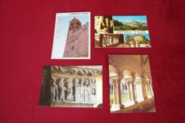 LOT  4 CARTES DE  POSTALES   °   ELNE  66 - Elne